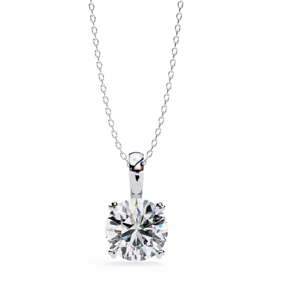 Round Diamond Solitaire with Fancy Basket Setting