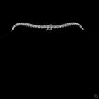 White Gold Round Diamond Necklace