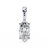 Marquise Cut Solitaire Necklace | Classic Diamond Pendant for Women