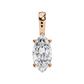 Marquise Cut Solitaire Necklace | Classic Diamond Pendant for Women