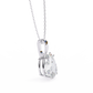 Pear Shaped Solitaire Necklace | Teardrop Diamond Pendant