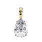 Pear Shaped Solitaire Necklace | Teardrop Diamond Pendant