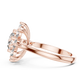 Round Diamond Flower Cluster Ring
