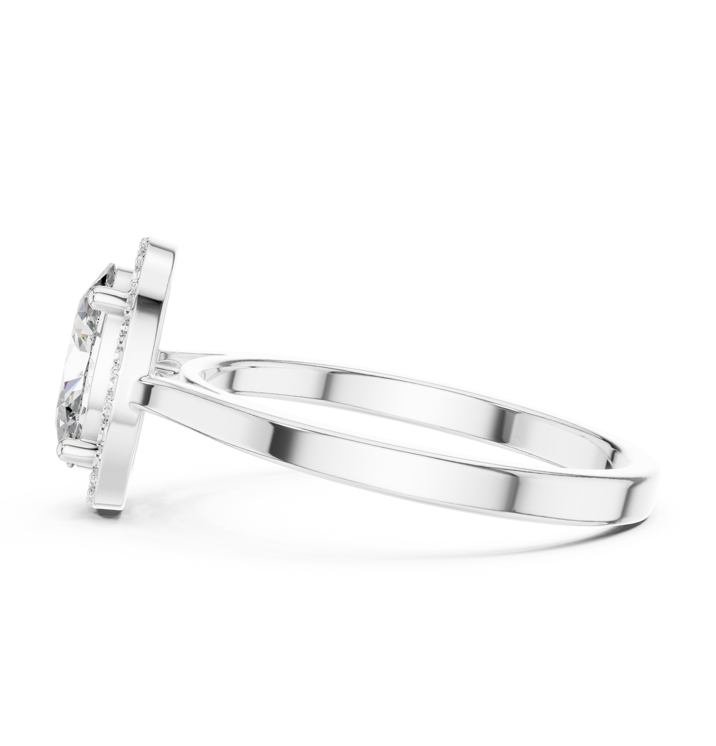Oval Halo Ring