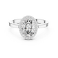 Oval Halo Ring