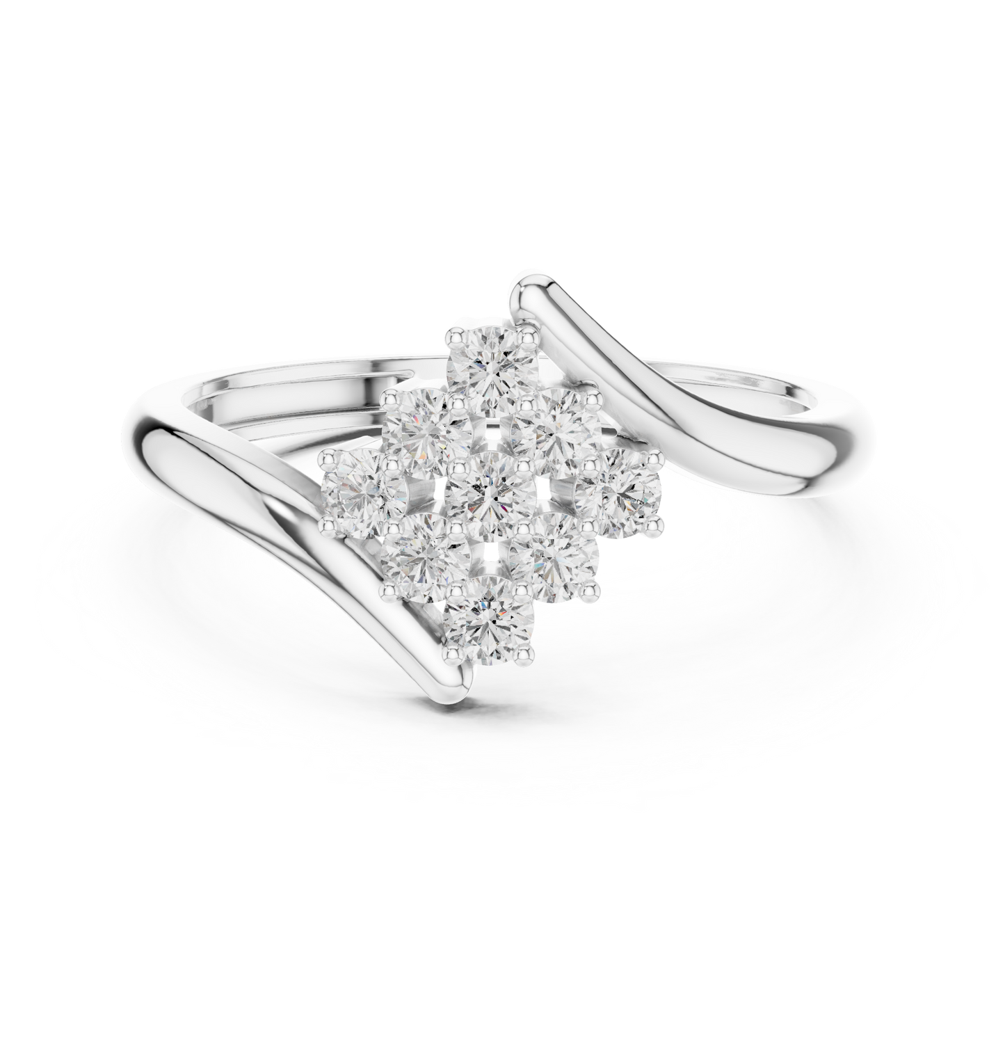 Diamond Cluster Bypass Ring