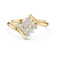 Diamond Cluster Bypass Ring