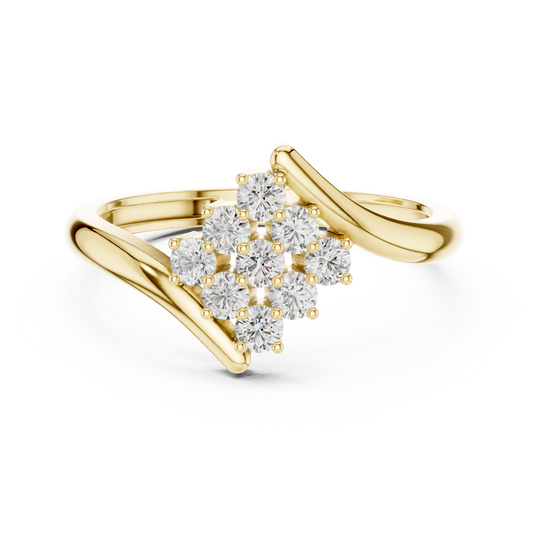 Diamond Cluster Bypass Ring