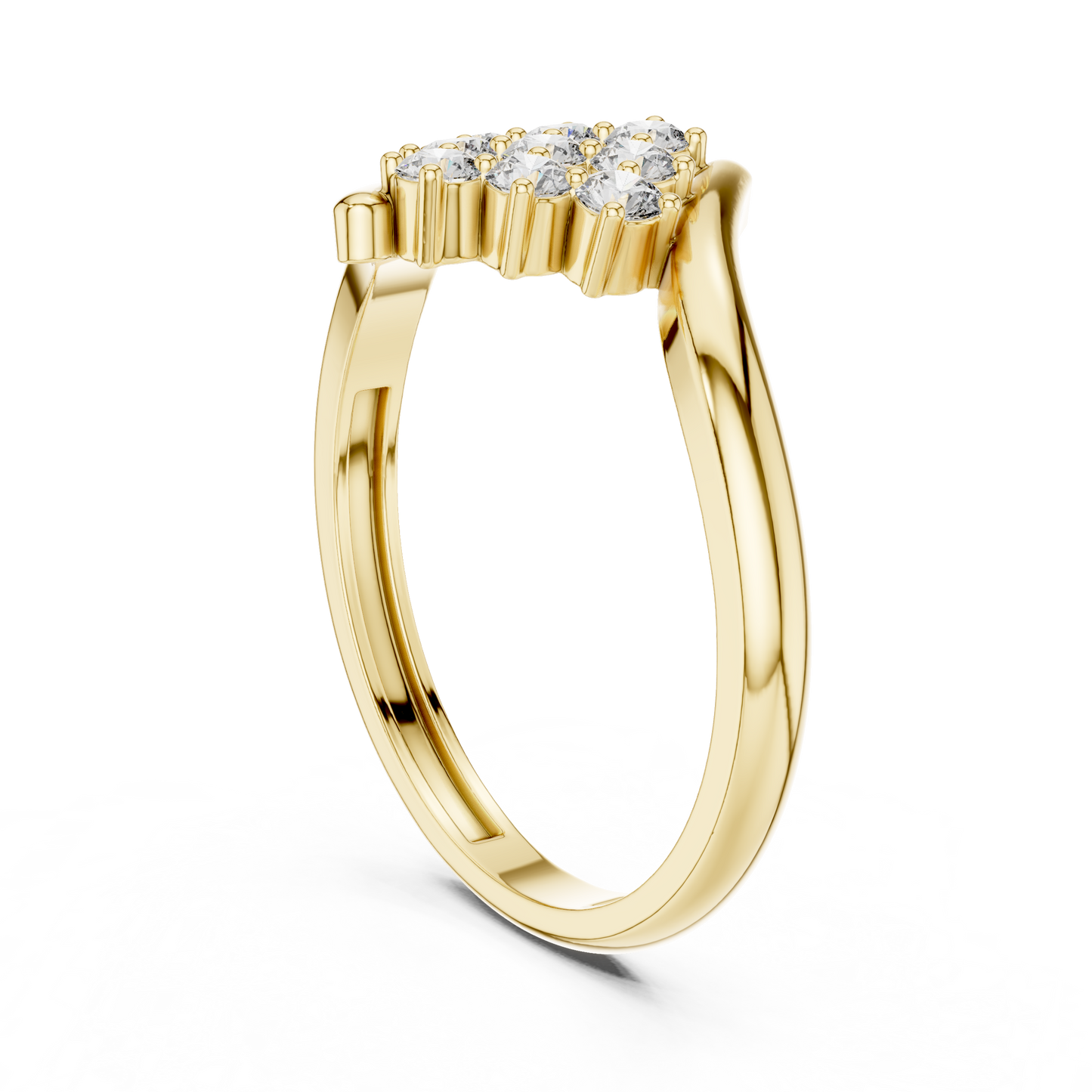 Diamond Cluster Bypass Ring