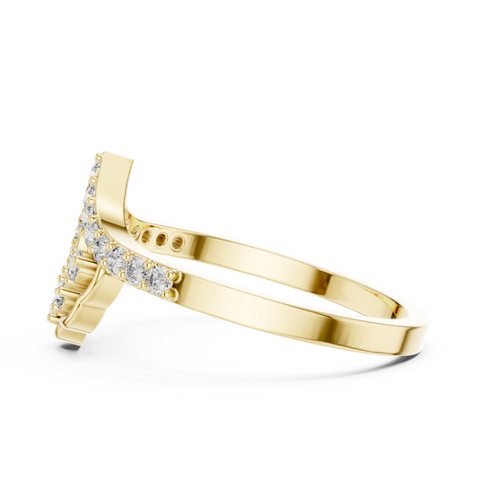 Vintage Diamond Crown Ring