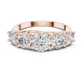 Five Stone Round Diamond Band