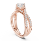 Round Twisted Pave Ring