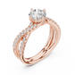 Round Twisted Pave Ring