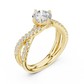 Round Twisted Pave Ring
