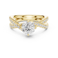 Round Twisted Pave Ring