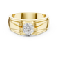 Men's Round Diamond Solitaire Ring