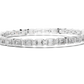 Emerald Cut Diamond Tennis Bracelet