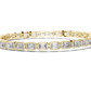 Emerald Cut Diamond Tennis Bracelet