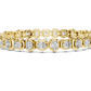 Cushion Cut Diamond Tennis Bracelet