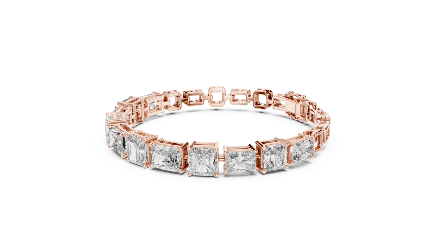 Radiant Cut Diamond Tennis Bracelet