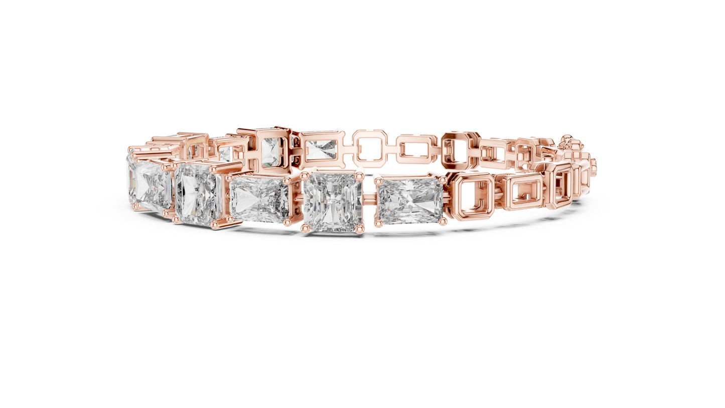 Radiant Cut Diamond Tennis Bracelet