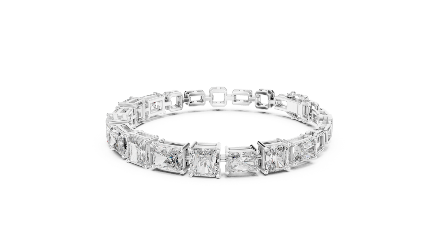 Radiant Cut Diamond Tennis Bracelet