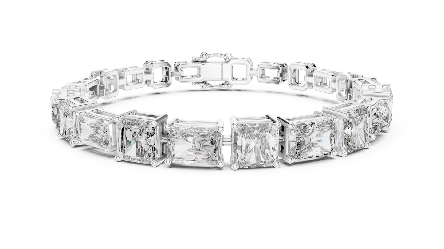 Radiant Cut Diamond Tennis Bracelet