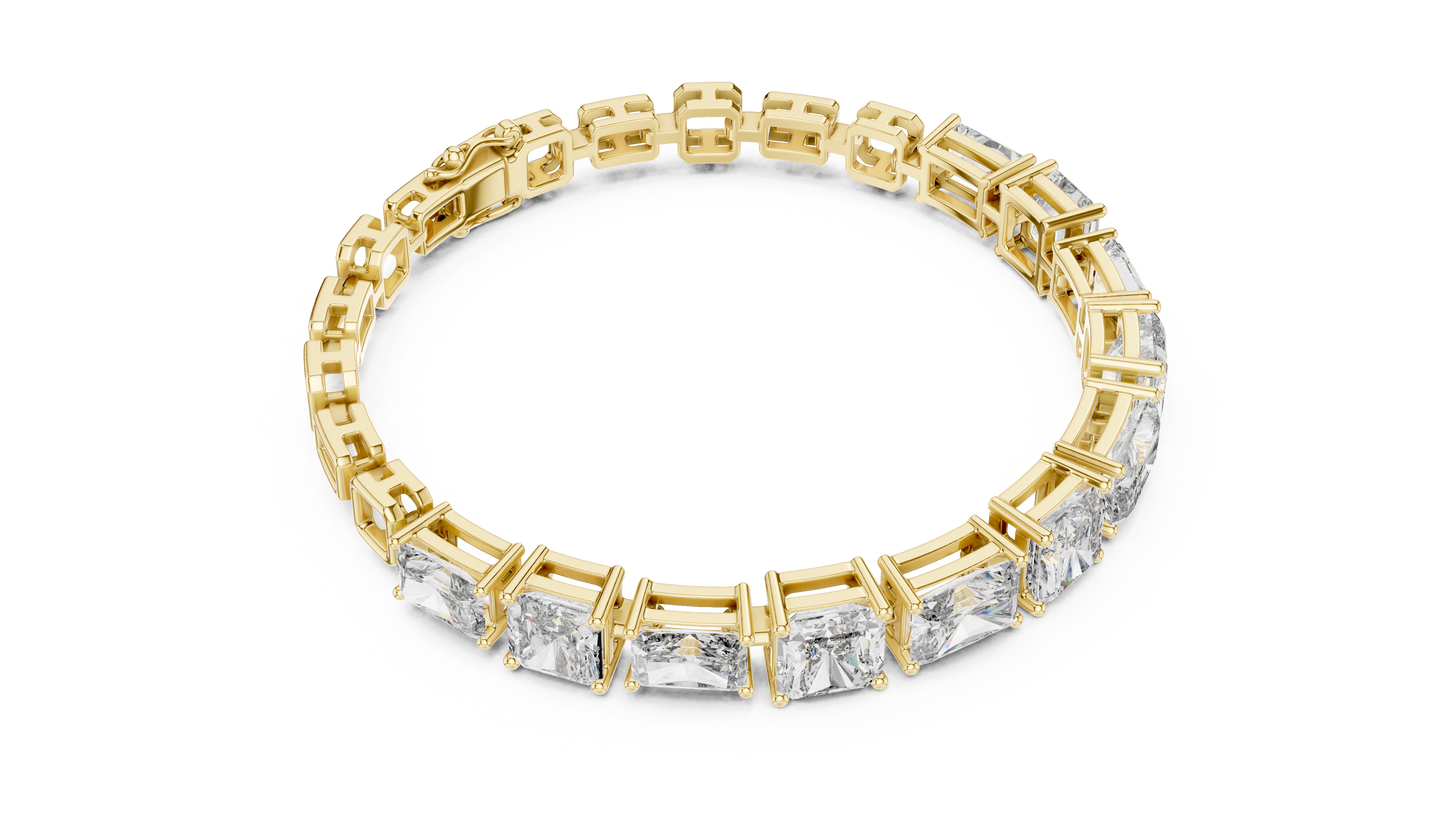Radiant Cut Diamond Tennis Bracelet