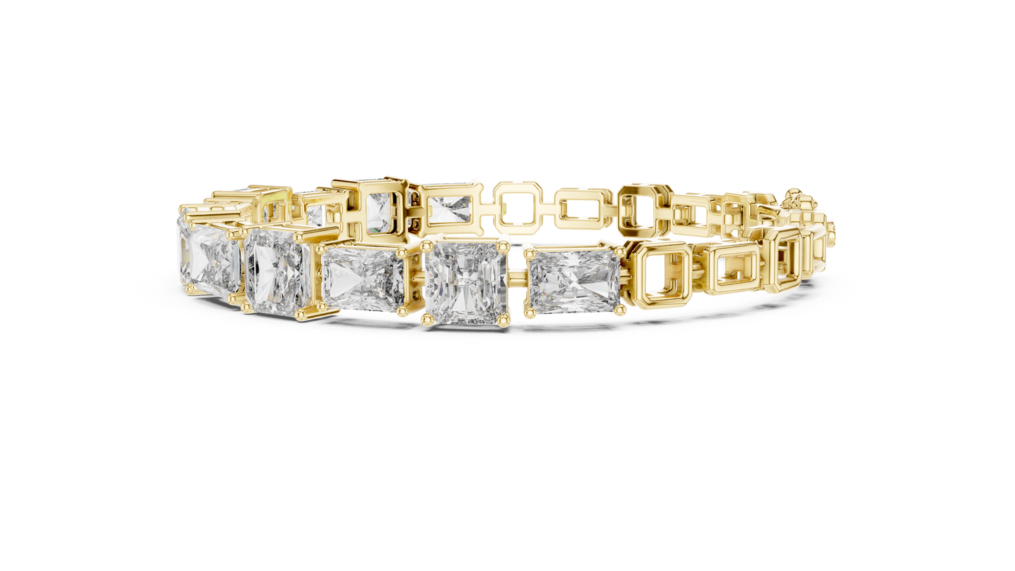 Radiant Cut Diamond Tennis Bracelet