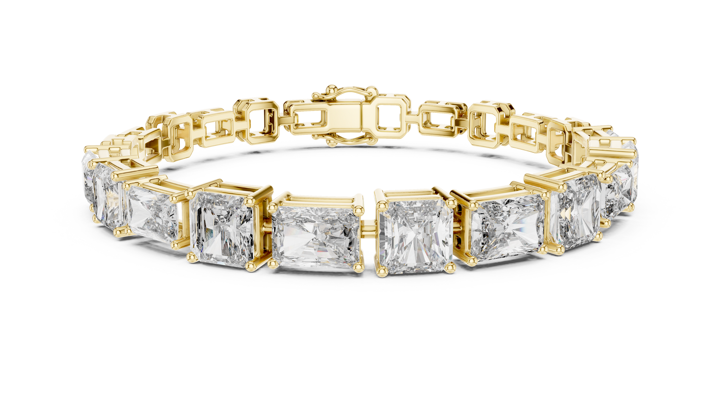 Radiant Cut Diamond Tennis Bracelet