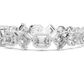 Unique Emerald Cut Diamond Tennis Bracelet