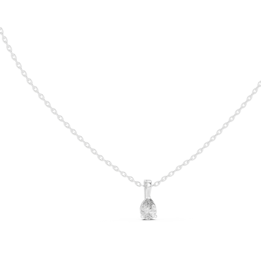 Round Diamond Solitaire Pendant