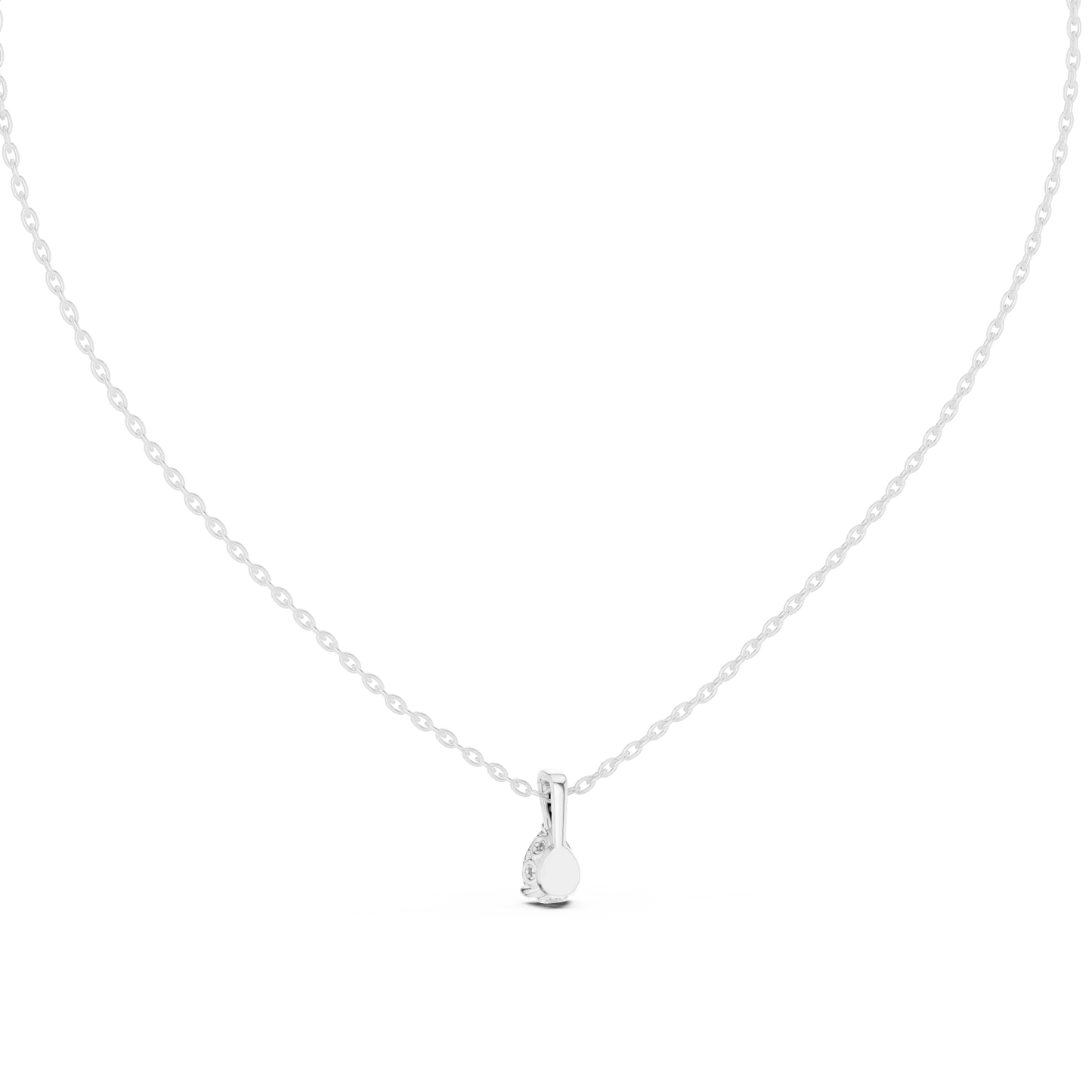 Round Diamond Solitaire Pendant