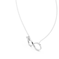 Diamond Butterfly Infinity Necklace