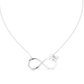Diamond Butterfly Infinity Necklace