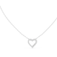 Diamond Open Heart Necklace