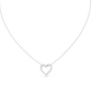 Diamond Open Heart Necklace