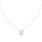 Princess Cut Solitaire Pendant Necklace