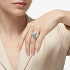 Yellow Gold Trinity Diamond Ring