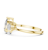 Pear Cut Three Stone Ring