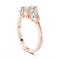 Pear Cut Three Stone Ring