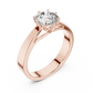 Eight Prong Round Diamond Solitaire