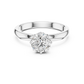 1ct Round Diamond Vintage Crown Solitaire Ring