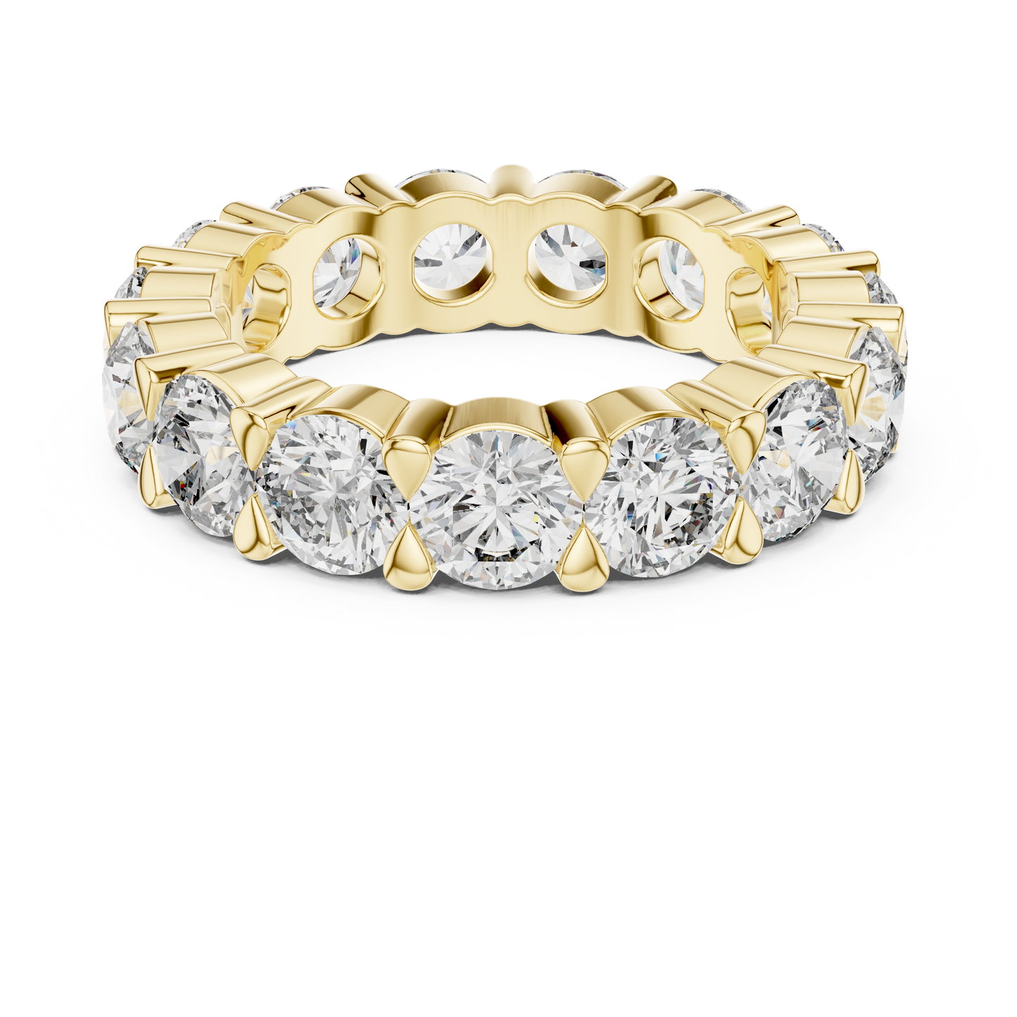 Round Cut Diamond Eternity Band