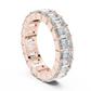 Emerald Cut Diamond Eternity Band