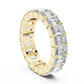Emerald Cut Diamond Eternity Band