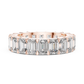Emerald Cut Diamond Eternity Band