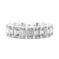 Emerald Cut Diamond Eternity Band