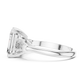 Emerald Cut Three Stone Ring