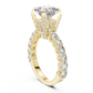 Princess Cut Hidden Halo Ring